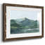 Montagnes vertes et grises I - Tableau encadré sous verre acrylique, grand format, idéal pour le salon-612890224-612890235