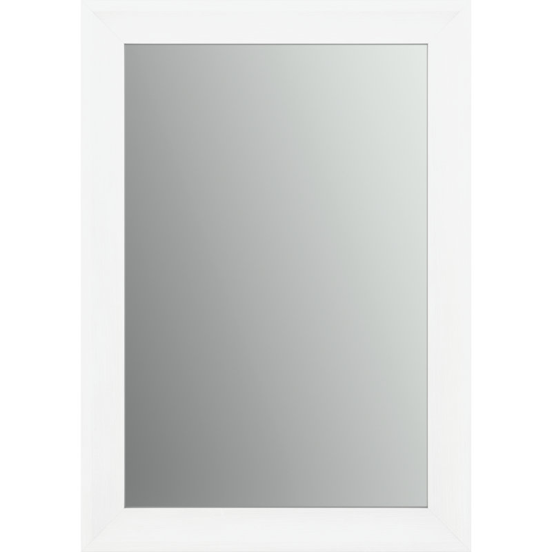 Traditional Bathroom / Vanity Mirror, Matte White, 46.93'' H X 33.19'' W X 1.65'' D
