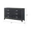 Commode Haiden avec six tiroirs spacieux et une fabrication durable pour un rangement élégant-102599680