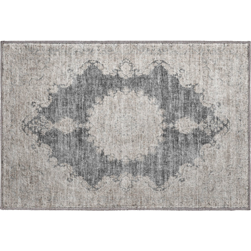 Premium Machine Washable Natoma AMF1003 Oriental Rug, Rectangle 1'8" x 2'6"
