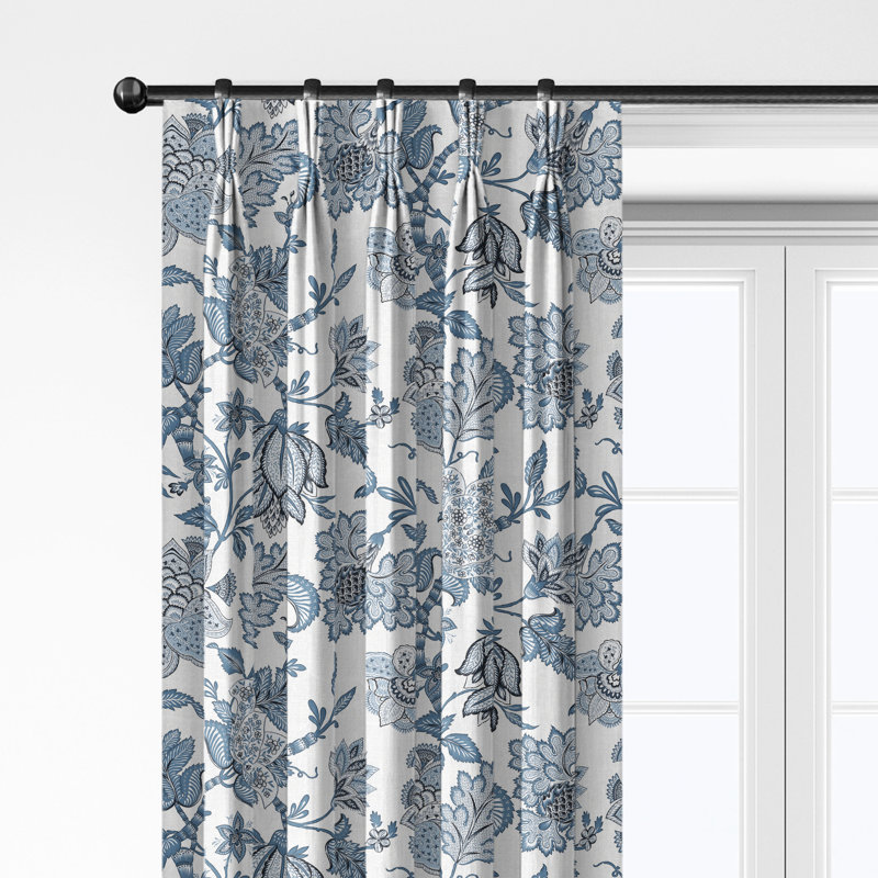 Ensemble de 2 rideaux en coton Bronte, L 40 po x L 168 po
