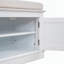 Banc de rangement avec 4 portes et tablettes réglables-129385990