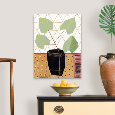 Art sur toile nappe dorée V