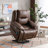 40.2" Wide Faux Leather Power Lift Dual-motor Reclining Heated Massage Chair with USB and Cupholders-969680285