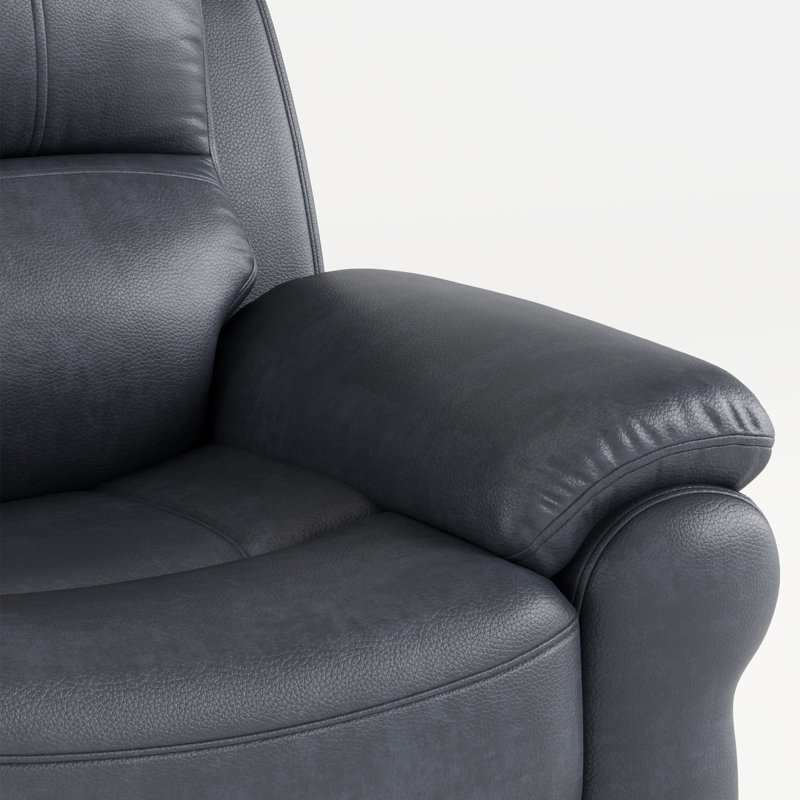 Modern Sofa Breathable Fabric Power Reclining Sofa With Drop Down Table,USB Button And Wireless Charger, Light Gray