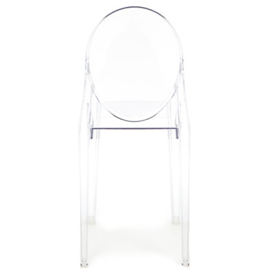 Ghost Stackable Patio Side Chair