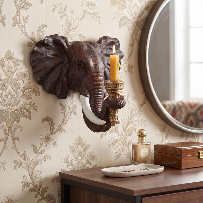 Applique murale éléphant