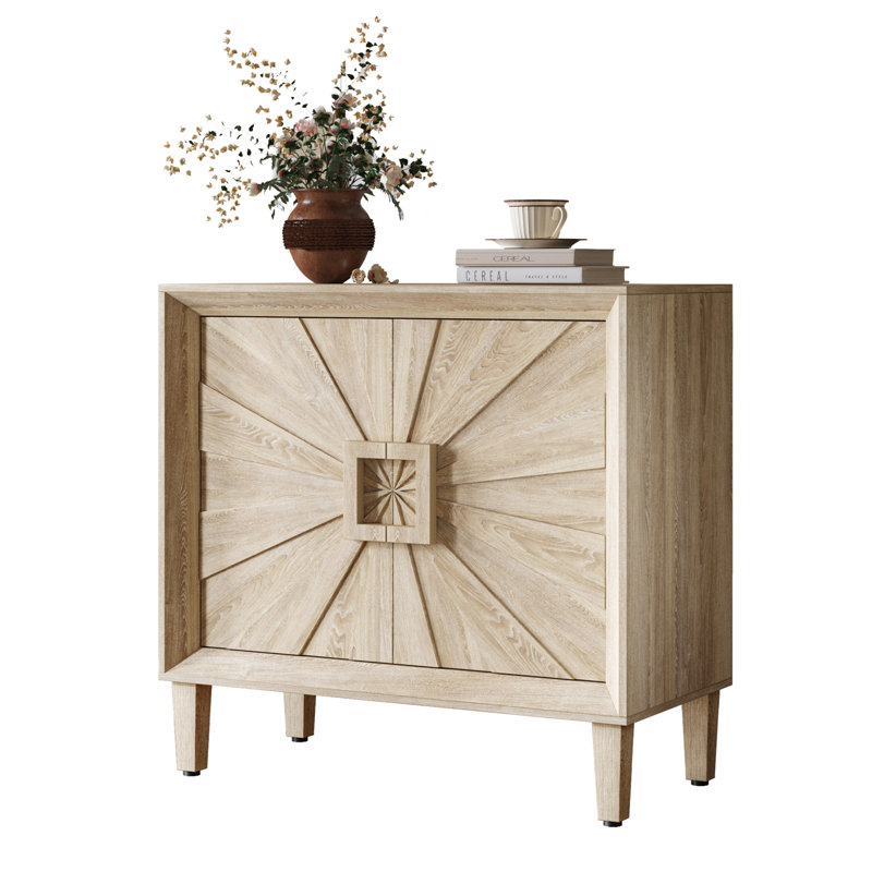 Buffet modulaire 31,5 "Mid-Century, Naturel antique