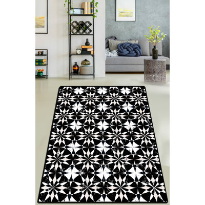 Ethna Abstract Shag Area Rug