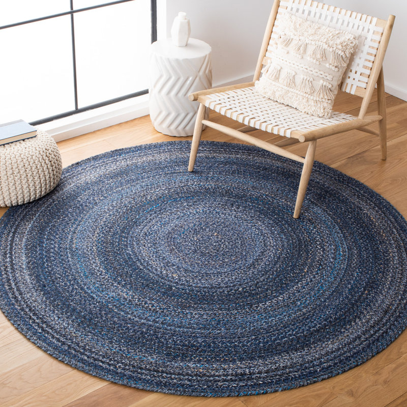 Machesney Flat Weave Performance Rug, Round 4'