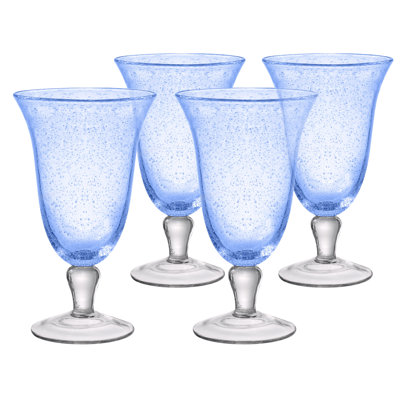 Iris 18 oz. Handmade Drinking Glass Set