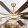 72" Modern 8-Blade Ceiling Fan with Lights and Remote, 6-Speed Reversible Fan