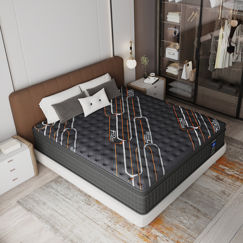 10/12/14 Inch Mattress In A Box Memory Foam Hybrid Mattress With Individually Pocketed Springs For Isolate Motion Pressure Relief Certipur-us Certified