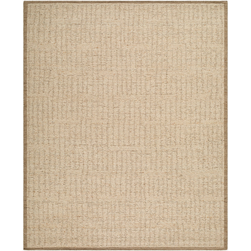 Exquisite Area Rug in Beige, Rectangle 8' x 10'