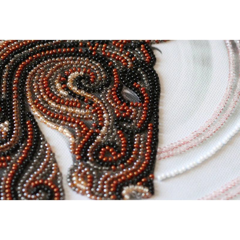  Bead Embroidery Kit - Black Pegasus