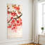 Composition de cerisier en fleurs sur verre