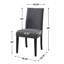 Chaise d'appoint rembourrée Haysi-33396312