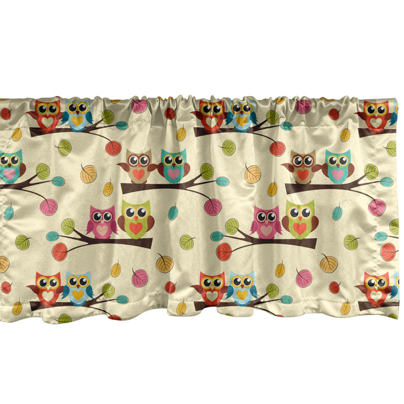 Multicolore cantonnière Ambesonne