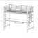 Elita Full Platform Loft Bed with Bookcase by Isabelle & Max™