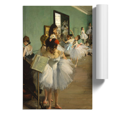 The Ballet Class Vol.2 by Edgar Degas - No Frame Painting