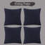 Striped Square Euro Cushion Cover-476001974