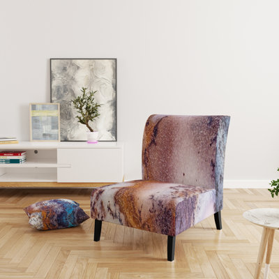Gros plan - Fauteuil de chambre décoratif tapissier