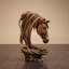 Décorative Horse Head Figurine Sculpture-302461274