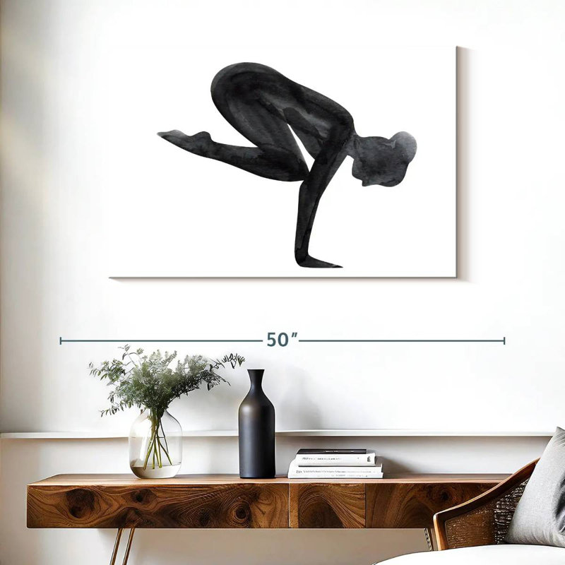 Kerrick Yoga Asana Pose, H 26 po x l 39 po