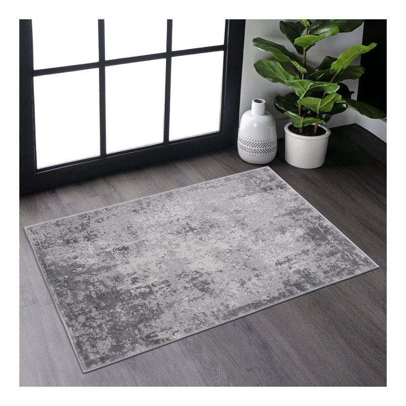 Tapis gris pâle / abstrait Collection 2X3