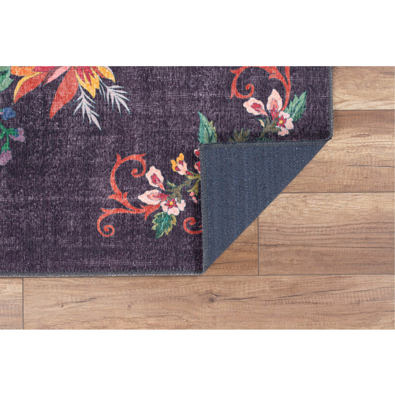 Luxurious Machine Washable Carpet, 100% Polyester, 7.5 x 10.8 Feet | Pile Height: 0.2 Inches, 1850 g/m² | Recycled Poly Cotton Underside, Easy Care, Perfect for Living Room & Bedroom, Soft & Durable Design