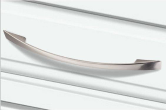 Regan Arch Pull, Satin Nickel, 6 5/16"