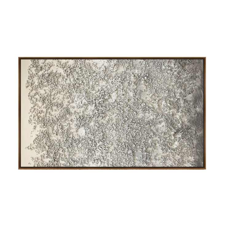 Velora Single Picture Frame Painting on Wood, 180 cm H x 94 cm W, Walnut
