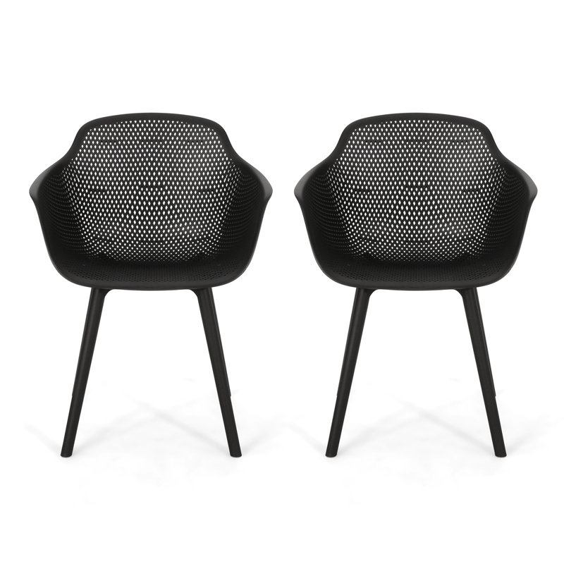 Ensemble de 2 chaises LOTUS CHAIR, Noir