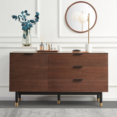 Nordic-style vintage and minimalist sideboard
