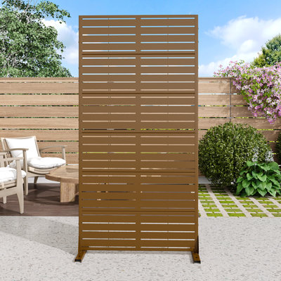 72" Metal Outdoor Privacy Screen