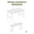 3 Pieces Acacia Wood Table Bench Dining Set For Outdoor & Indoor Use, Stable And Durable With Unique Twill Wood Design