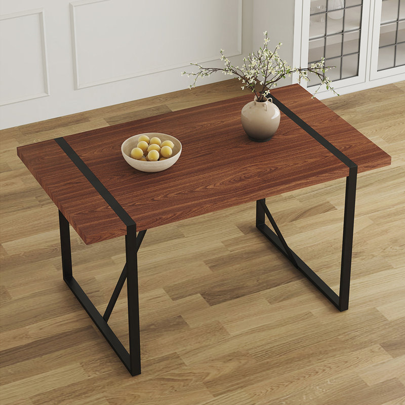 Table à cadre moderne, simple et classique en métal, idéale pour une utilisation quotidienne et une lecture confortable
