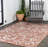 Maribel Traditional Classic All-Over Scroll Salmon/Cream Indoor/Outdoor Rug-1769470449