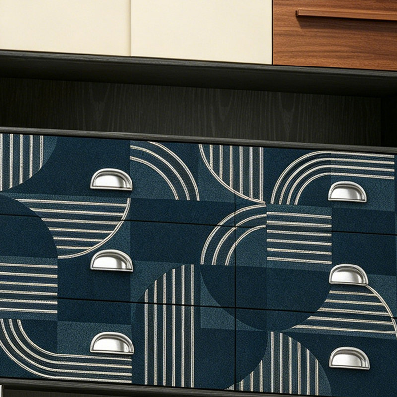 Armoire d'appoint moderne de style minimaliste rétro