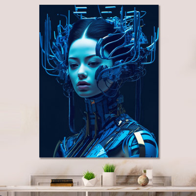 Sci Fi, personnage féminin I sur toile
