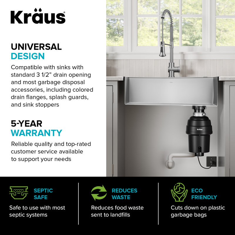 1 HP Continuous Garbage Disposal