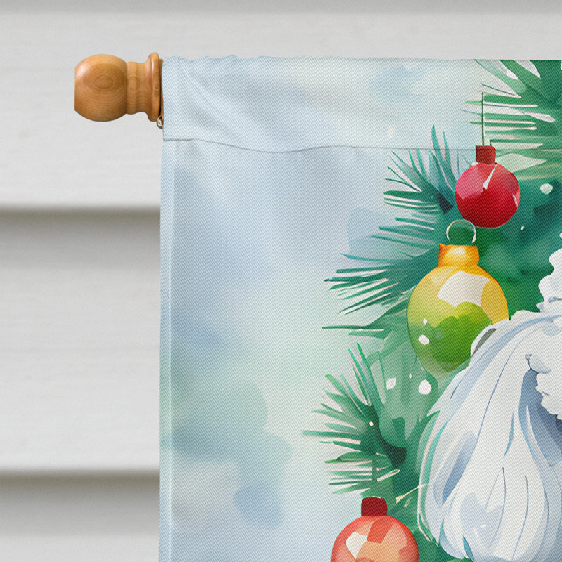 Double Sided Polyester Christmas, 40" H x 28" W