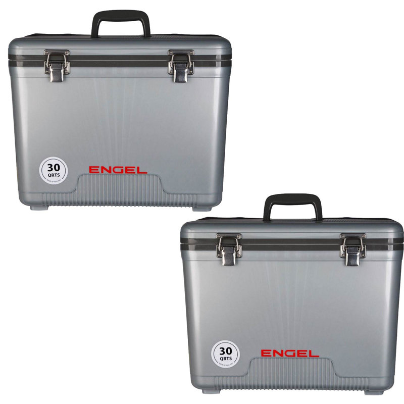 Engel 30 Quarts Ice Chest, Silver