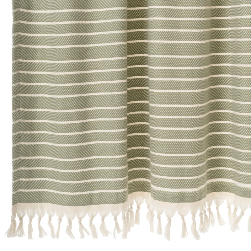 Rideau de douche Cloud, 72 po x 72 po, Vert sauge