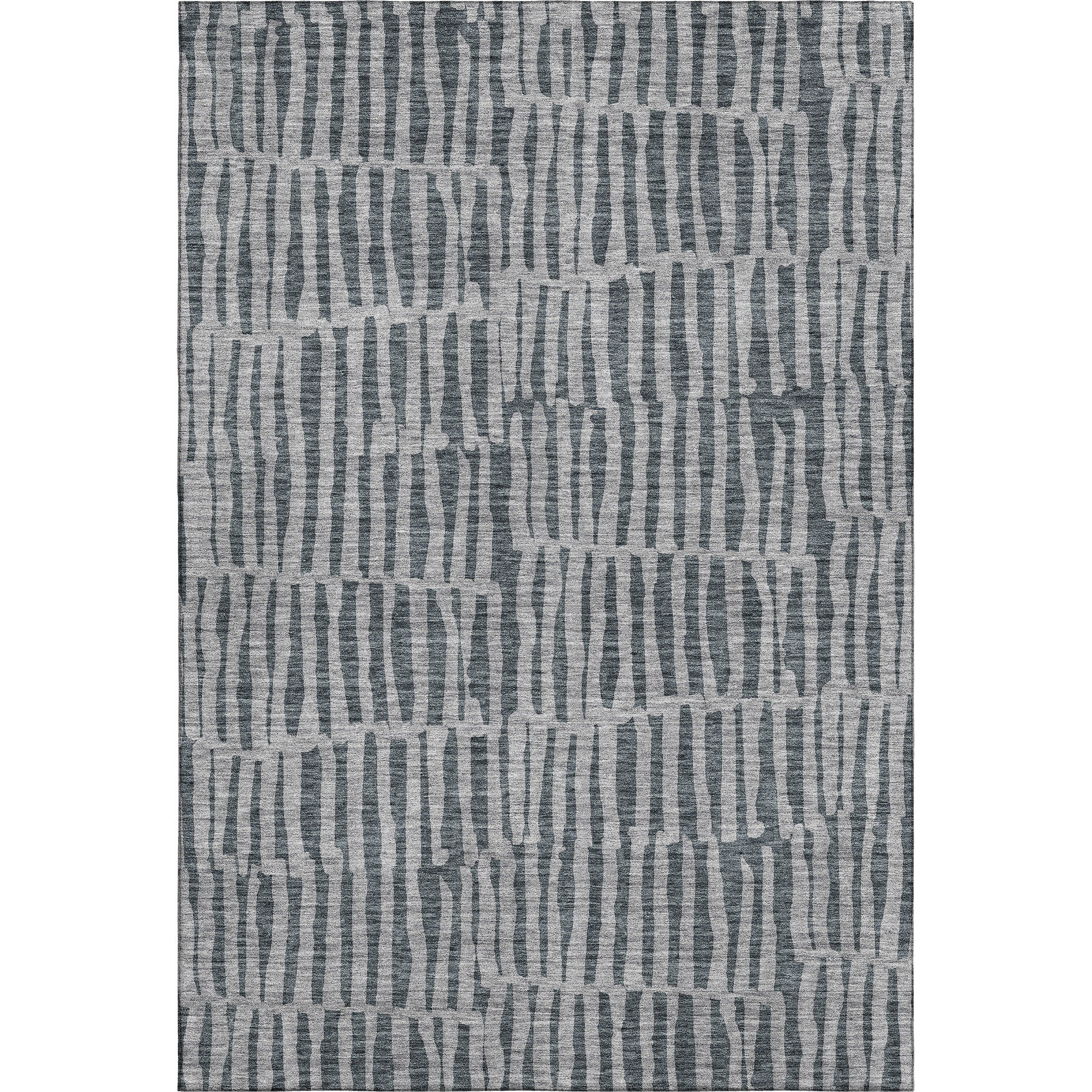 Canora Grey Premium Machine Washable Addington Charcoal Rug | Wayfair