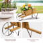 Pot en bois brouette-1250827578