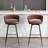 Kymberlynn Swivel Upholstered Low Back Bar & Counter Stool With Metal Frame-1926543887-1912750046