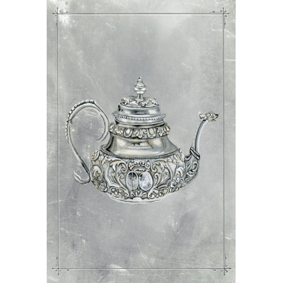 English Silver III - Wrapped Canvas Painting