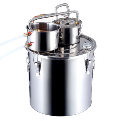 Distillateur pour boissons alcoolisées avec baril et pompe à eau 8W Moonshine