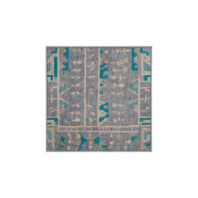Machine Washable Gray Area Rug
